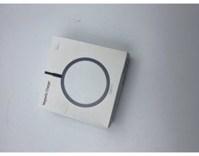 Беспроводное зарядное устройство HOCO CW30 PRO магнитное, Type-C, 15W (серебристый) (УЦЕНКА! МЯТАЯ УПАКОВКА)