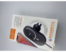 Держатель автомобильный для телефона HOCO CA90 Powerful wireless charging car holder черный (УЦЕНКА! МЯТАЯ УПАКОВКА)