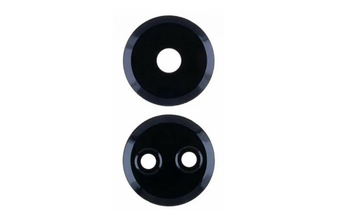 Стекло камеры для Xiaomi Poco C65 (2310FPCA4G) (2 в 1) (черный)