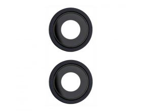 Стекло камеры для iPhone 13/ 13 mini + рамка (черный) (2 в 1)