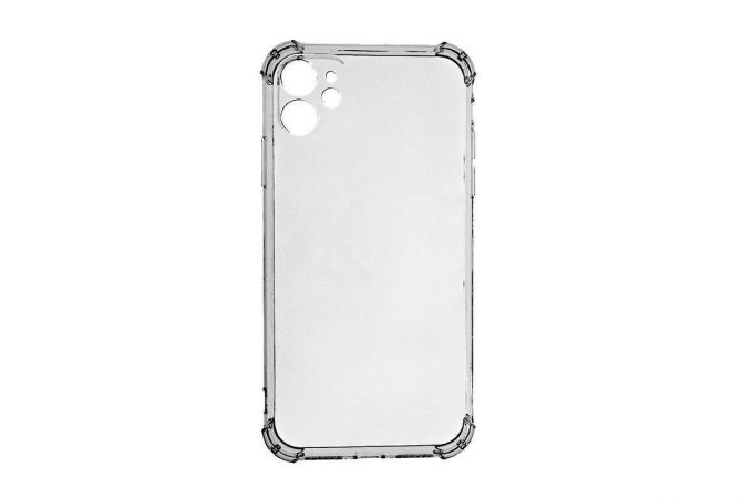 Чехол силиконовый iPhone 11 (6,1) с усиленной защитой по углам (прозрачный)