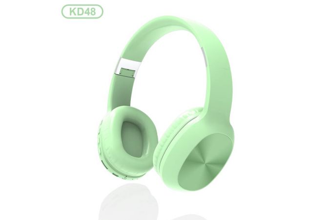 Наушники мониторные беспроводные KADUM KD48 Bluetooth (зеленый)