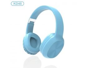 Наушники мониторные беспроводные KADUM KD48 Bluetooth (голубой)