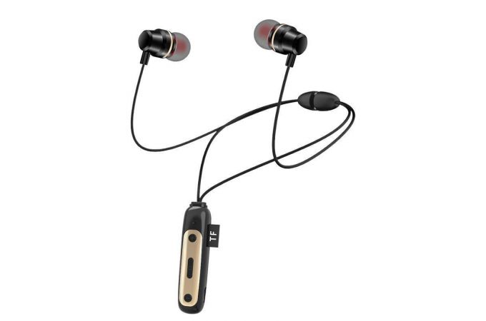 Наушники вакуумные беспроводные KADUM K09 Bluetooth (золотистый)