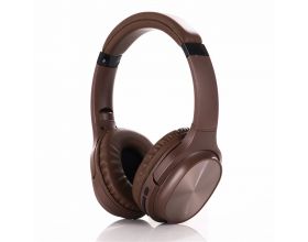 Наушники мониторные беспроводные KADUM KD68 Bluetooth (коричневый)