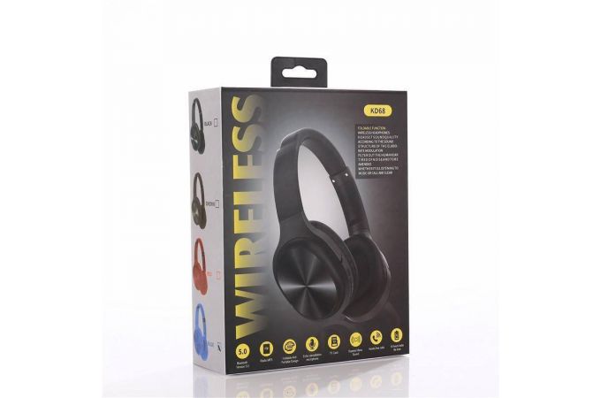 Наушники мониторные беспроводные KADUM KD68 Bluetooth (синий)