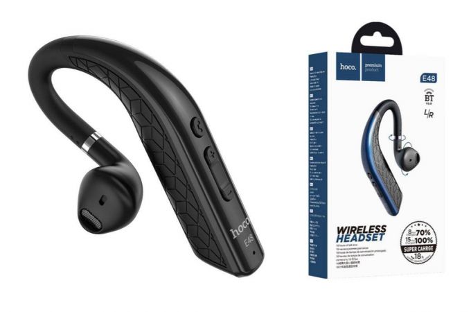 Bluetooth гарнитура HOCO E48 (черный)
