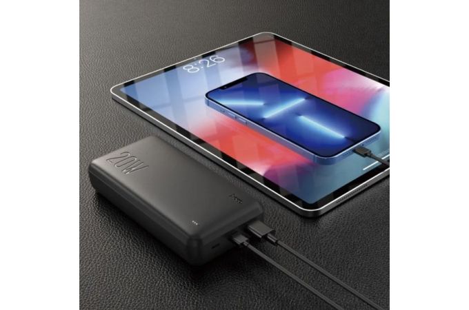 Универсальный дополнительный аккумулятор Power Bank HOCO J87 PD20W + QC3.0 (10000 mAh) (черный)