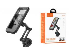 Держатель велосипедный для телефона HOCO CA101 Rider брызгозащита на руль мототехники (черный)