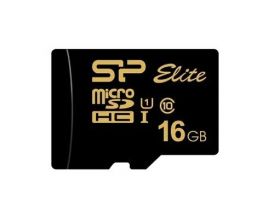 Карта памяти MicroSDHC 16 Gb Silicon Power Elite Gold  Class 10 UHS-I U1 85Mb/s SP016GBSTHBU1V1GSP