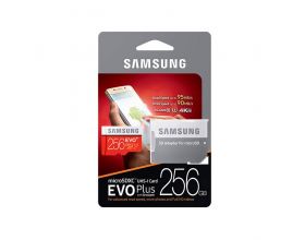 Карта памяти microSDHC с адаптером Samsung Evo Plus MB-MC256KA/KR 256GB (UHS-I, Class 10)