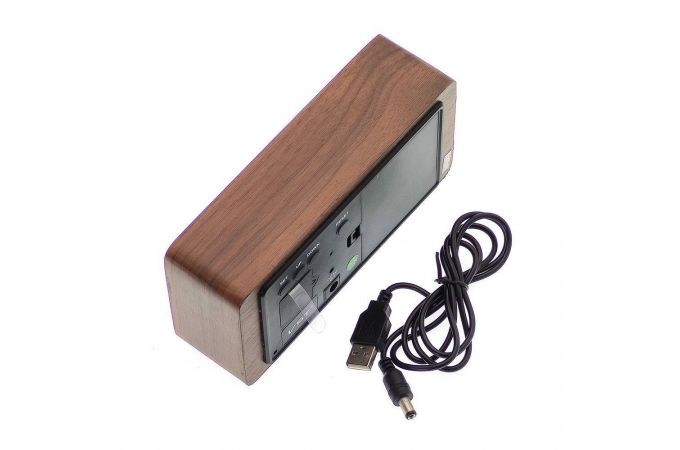 Часы настольные VST 867-4 Зеленые (ТЕМНО-коричневый)