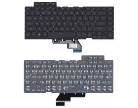 Клавиатура для ноутбука Asus ROG GU502 черная c подсветкой маленький энтер