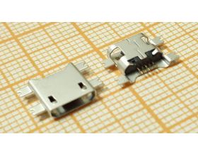 microUSB 2.0 разъем для планшетов Jack068 (5pin) комплект 10 шт