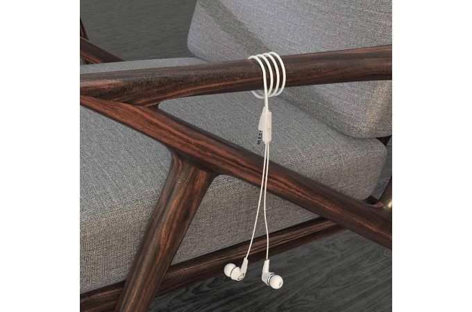 Наушники вакуумные проводные BOROFONE BM47 Dreamt universal earphones (белый)