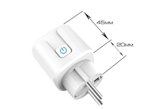 Умная розетка Орбита OT-HOS07 (1 гнездо,16А,Wi-Fi)