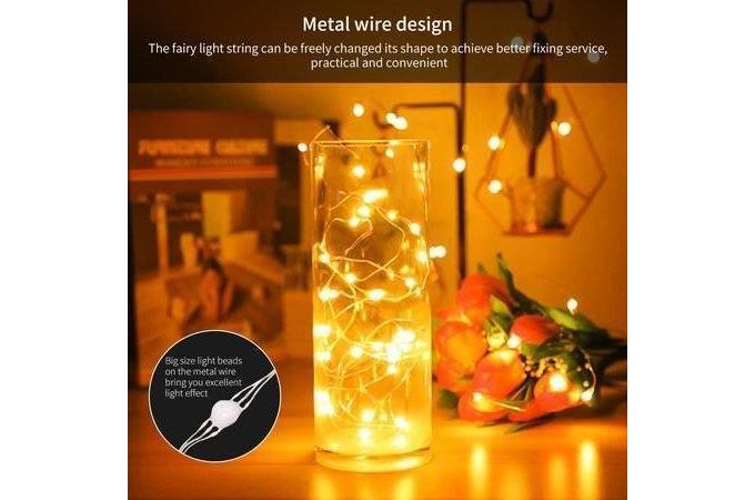 Умная гирлянда Орбита OT-HOS13 10м (пульт ДУ, Wi-Fi)