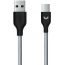 Кабель USB - USB Type-C Prime Line (7222) (серый) 1,2м (нейлон)
