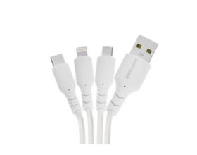 Кабель USB 3 в 1 СТАРТ CLASSIC CABLE 2.4A (черный) 1м