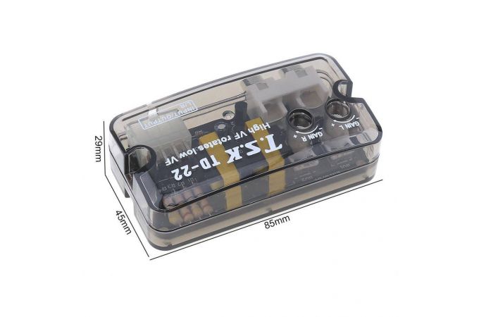 Конвектор уровня сигнала TDS TS-CAD09 (высокий-низкий, 2*RCA)