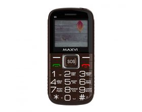 Сотовый телефон MAXVI   B5 Brown вскр.упак (-5%)