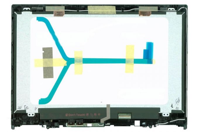 Модуль (матрица + тачскрин) для Lenovo Yoga 520-14IKB черный с рамкой