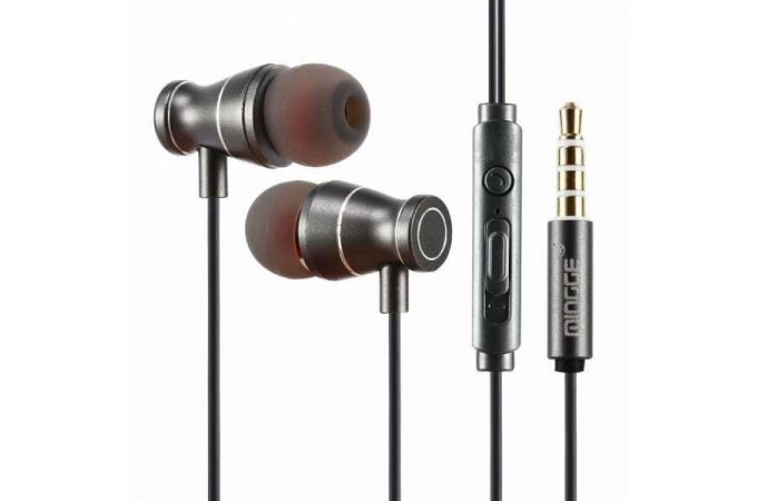 Наушники вакуумные проводные Mingge M12 (черный)