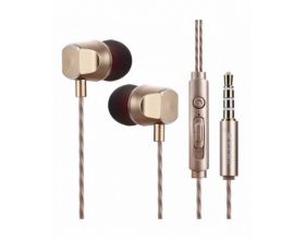 Наушники вакуумные проводные Mingge M14 (золотистый)