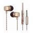 Наушники вакуумные проводные Mingge M14 (золотистый)