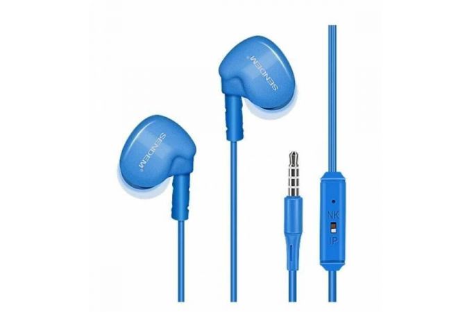Наушники вакуумные проводные SENDEM X9 (синий)