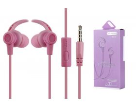 Наушники вакуумные проводные ELMCOEI EV-123 (розовый)