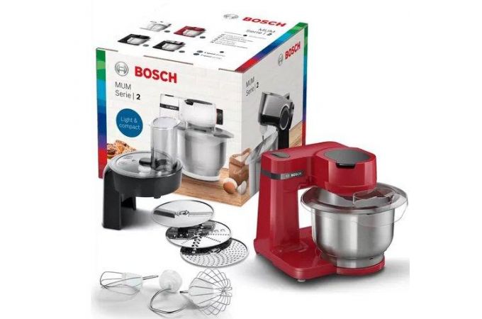 Комбайн BOSCH MUMS2ER01 700Вт, чаша 3,8 л, красный