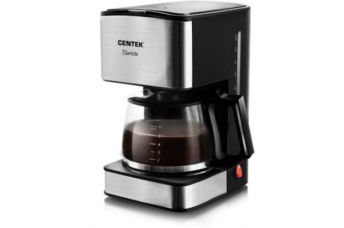 Кофеварка CENTEK CT-1144 стальная