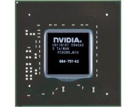 Видеочип nVidia GeForce 8700M GT, G84-751-A2, 64Bits, 128MB