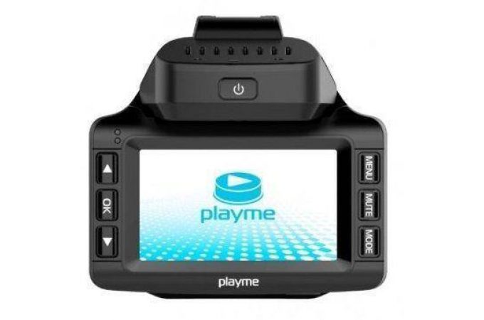 Автовидеорегистратор Playme Turbo + радар-детектор