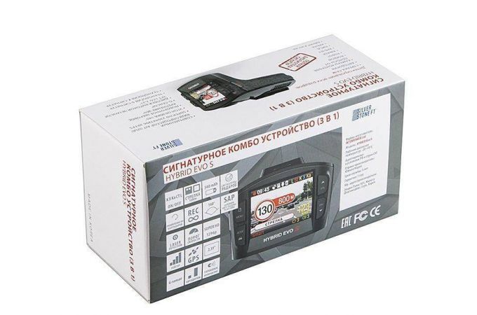 Автовидеорегистратор SilverStone F1 HYBRID EVO S +радар-детектор