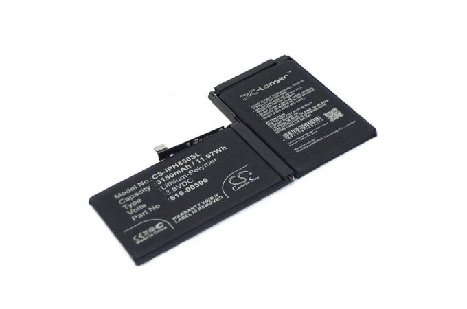 Аккумуляторная батарея iPhone Хs Max Li-ion 3150 mAh Cameron Sino CS-IP850SL