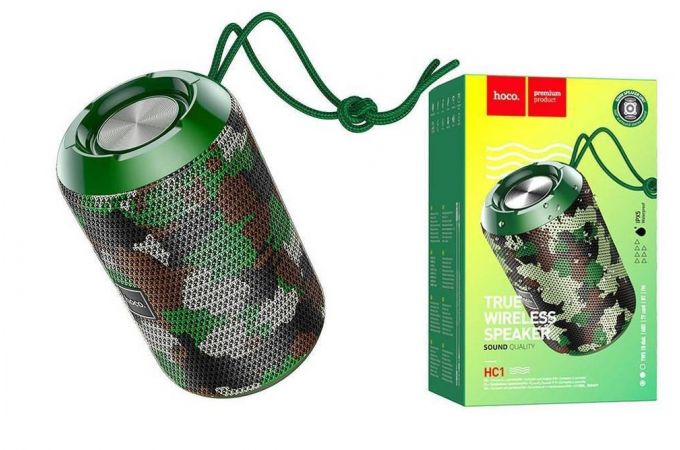 Портативная беспроводная колонка HOCO HC1 Trendy sound sports BT (камуфляж)