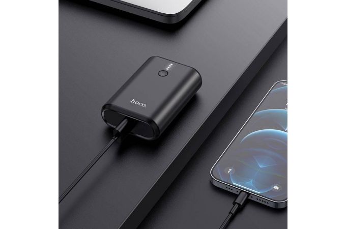 Универсальный дополнительный аккумулятор Power Bank HOCO Q3 PD+QC3.0 (10000 mAh) (черный)