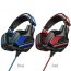 Наушники мониторные проводные с микрофоном BOROFONE BO101 Racing gaming headphones (синий)
