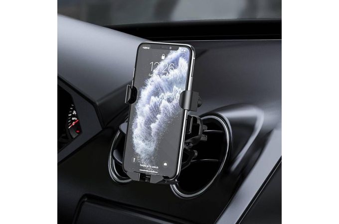 Держатель автомобильный для телефона BOROFONE BH32 Gracioso gravity linkage car holder черный