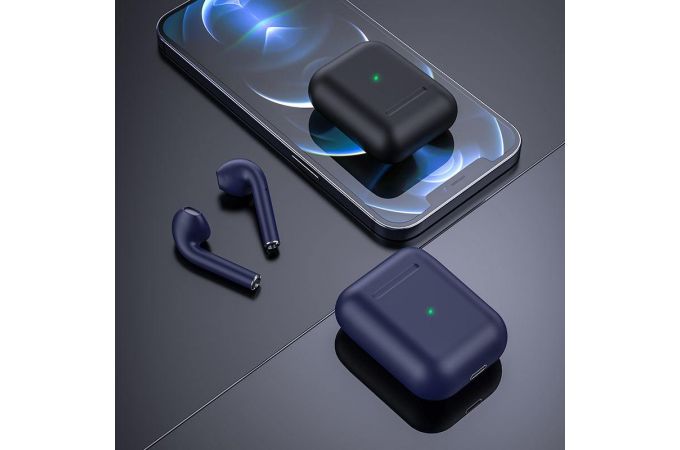 Наушники вакуумные беспроводные BOROFONE BE42 Feliz TWS wireless earphonesl 3.5мм цвет cиняя