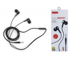 Наушники вакуумные проводные BYZ SE519A 1,2м (черный)