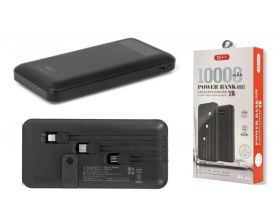 Универсальный дополнительный аккумулятор Power Bank BYZ Power Bank W10 (10000 mAh) (черный)