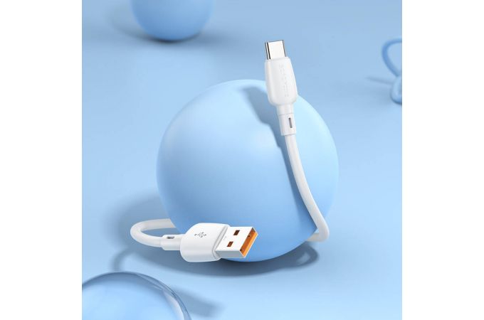 Кабель USB - USB Type-C BOROFONE BX93 27W (белый) 0.25м