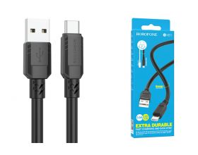 Кабель USB - USB Type-C BOROFONE BX81, 2,4A (черный) 1м