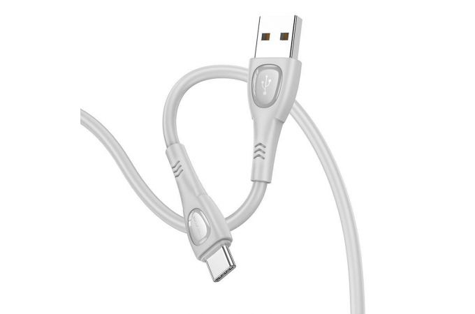 Кабель USB - USB Type-C BOROFONE BX98 (серый) 1м