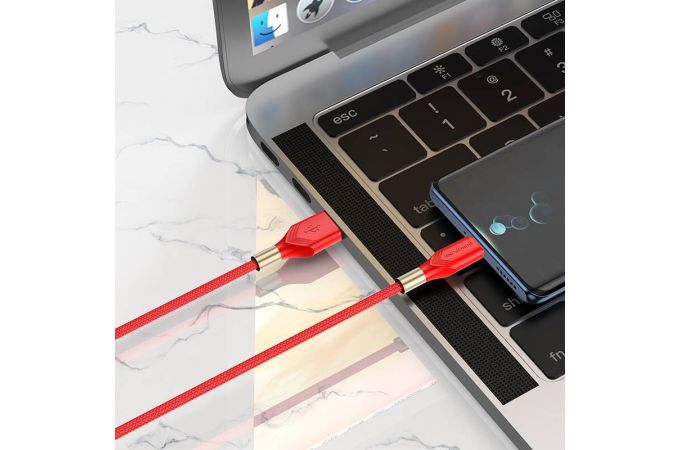 Кабель USB - USB Type-C BOROFONE BX92 (черный) 1м