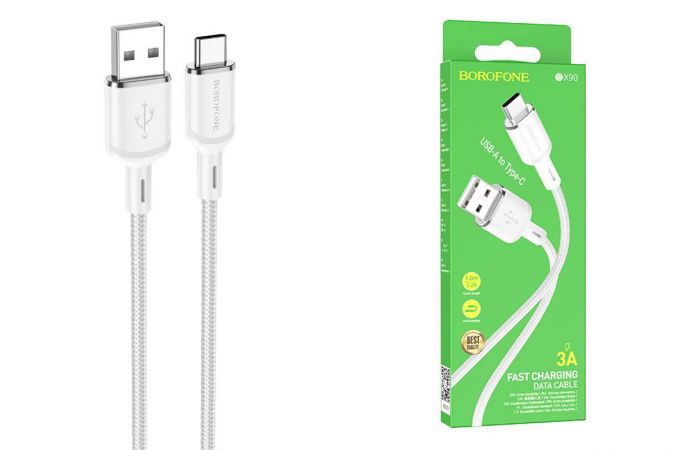 Кабель USB - USB Type-C BOROFONE BX90 (белый) 1м