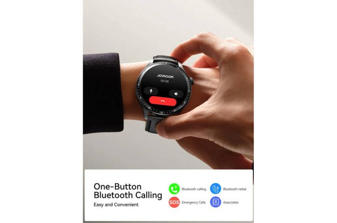 Смарт часы JoyRoom Classic Series JR-FC2 Smart Watch (Answer/Make Call) Blac